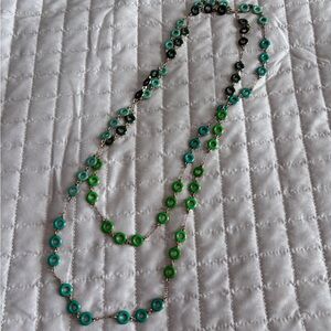 J.Crew Enamel Circle Necklace